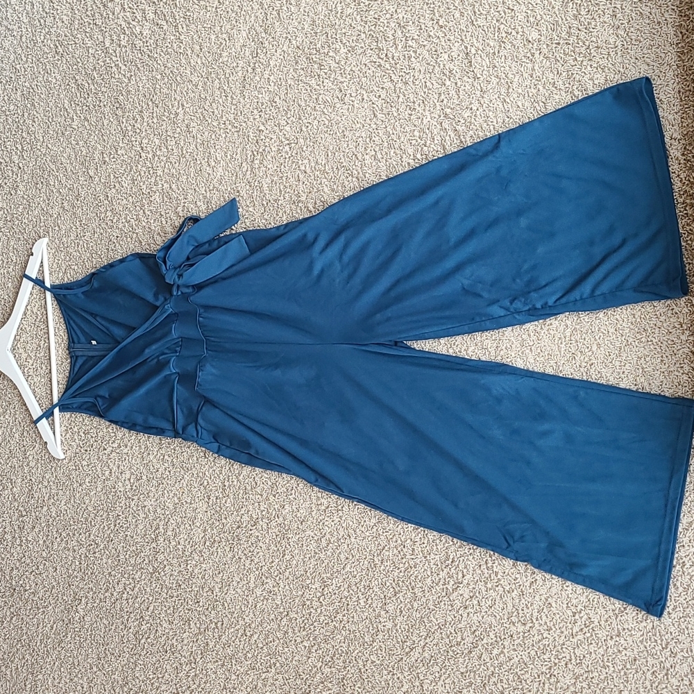 Women's Teal Jumpsuit